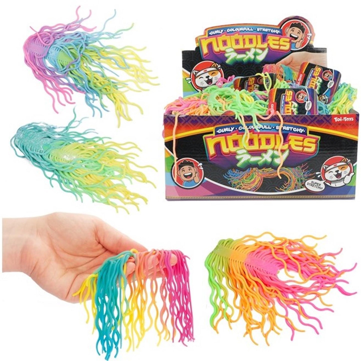 Toi-toys toi toys noodles curly colorful rekbaar