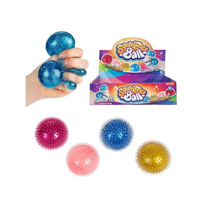 Toi-toys toi giocattoli pallina da spremere con glitter ø8cm