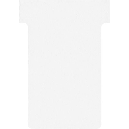 Schede con inserto a T per la pianificazione cartone Atlanta 170 g m2 60x15x85x48,5 mm bianco