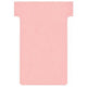 Tarjetas con inserción en T para planificación Atlanta cartón 170g m2 60x15x85x48,5mm rosa