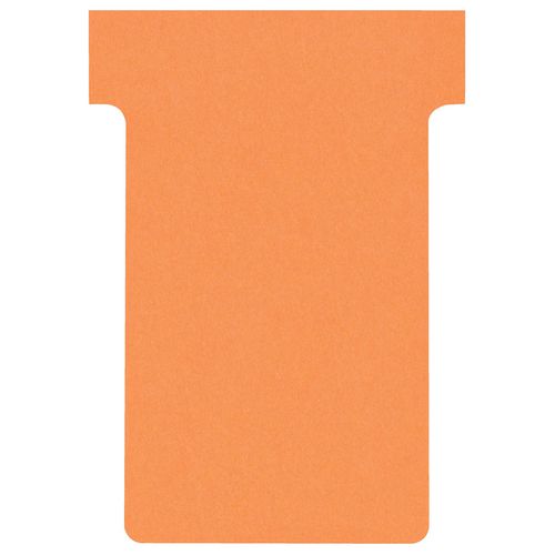 Tarjetas con inserción en T cartón atlanta 60x15x85x48,5mm naranja