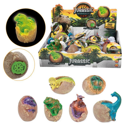 Toi-toys giurassic revival babydino in uovo luce e suono