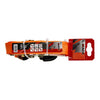 Mack 1023390 - cinturón tensor 2d, tensor de trinquete, ganchos en S, 25 mm-4 m máx. 500 kg | 2 piezas