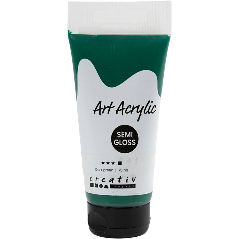 Creative Company Pigment Art Acrilic Paint Forrest Green, 75 ml