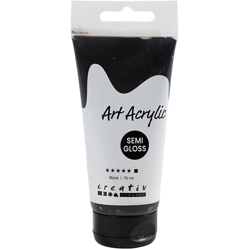 Creative Company Pigment Art Art Acrilic Paint Mars Black, 75ml