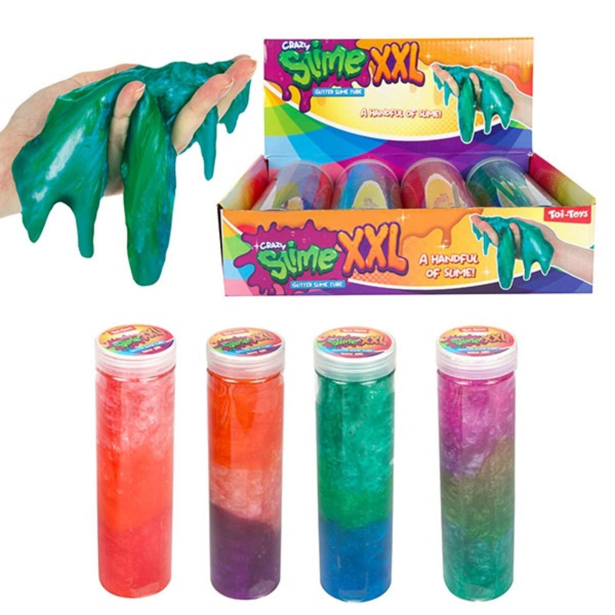 Colla glitter luccicante nel tubo