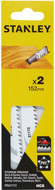 Hojas de sierra alternativa Stanley 152 mm madera plástico