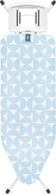 Brabantia strijkplank c - voor strijkijzer - 124x45 cm - fresh breeze