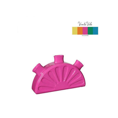 Vaso Ideas 4 stagioni limone 18,5x5xh11,5cm fucsia
