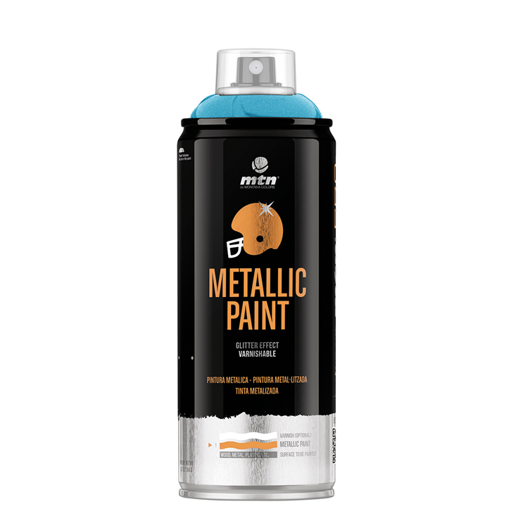 Mtn 1070505 - vernice pro metallizzata: blu r-5025 | 3 pezzi