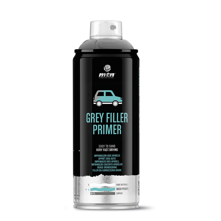 Mtn 1070487 - primer riempitivo pro grigio: primer riempitivo grigio | 3 pezzi