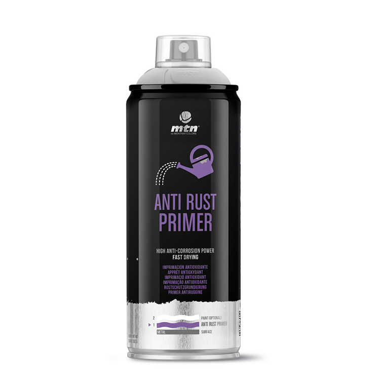 Mtn 1070458 - pro anti-rust primer: anti-rust grey primer | 3 stuks