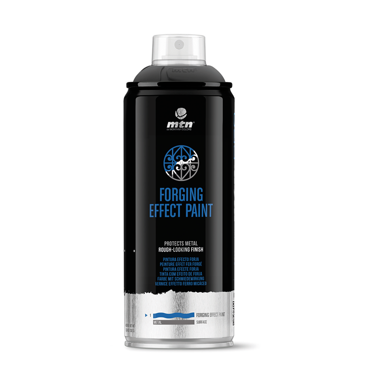 Mtn 1070478 - pro anti-rust forged effect: forged effect black | 3 stuks