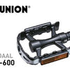 Union Pedal SP-600 aluminio, negro, 9 16. embalaje colgante