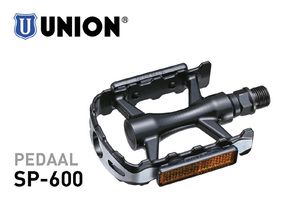 Union Pedal SP-600 aluminio, negro, 9 16. embalaje colgante
