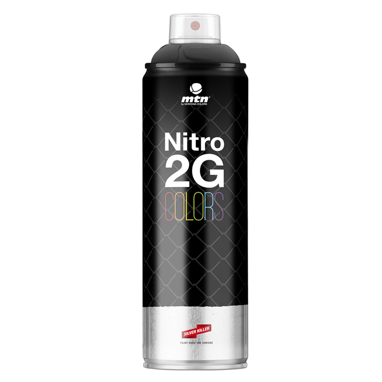 Mtn 1070384 - 2g colori r-9011 nero 500ml | 3 pezzi