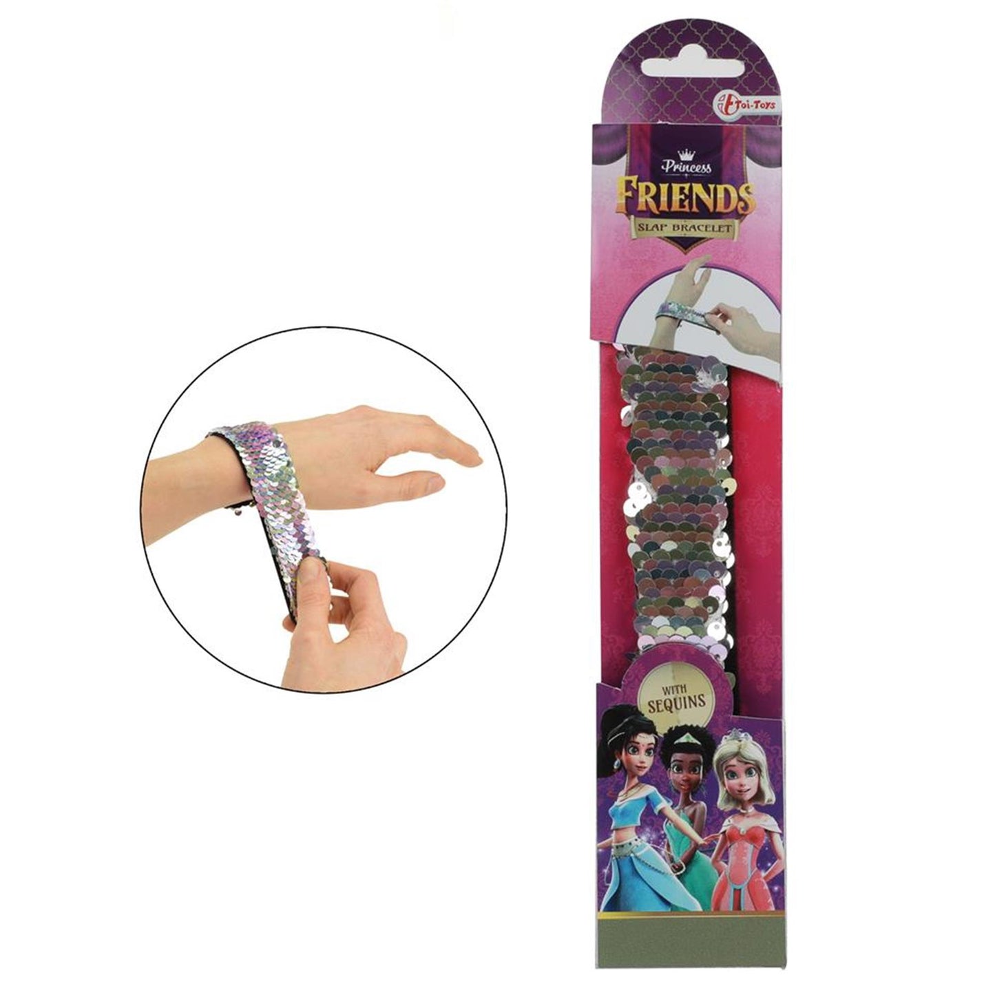 TOI-TOYS Friends Klapbrarmband con PaileTten