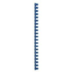 Binding spines gbc plastic a4 16mm blue 145 sheets