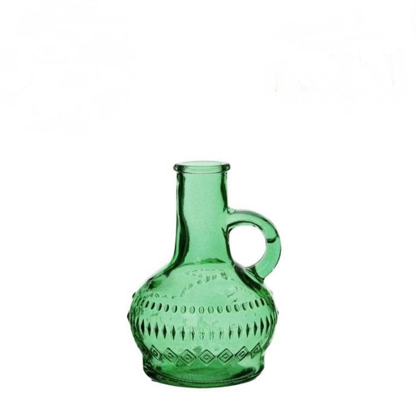 Ideas 4 seasons jarrón botella lila verde ø7xh10cm