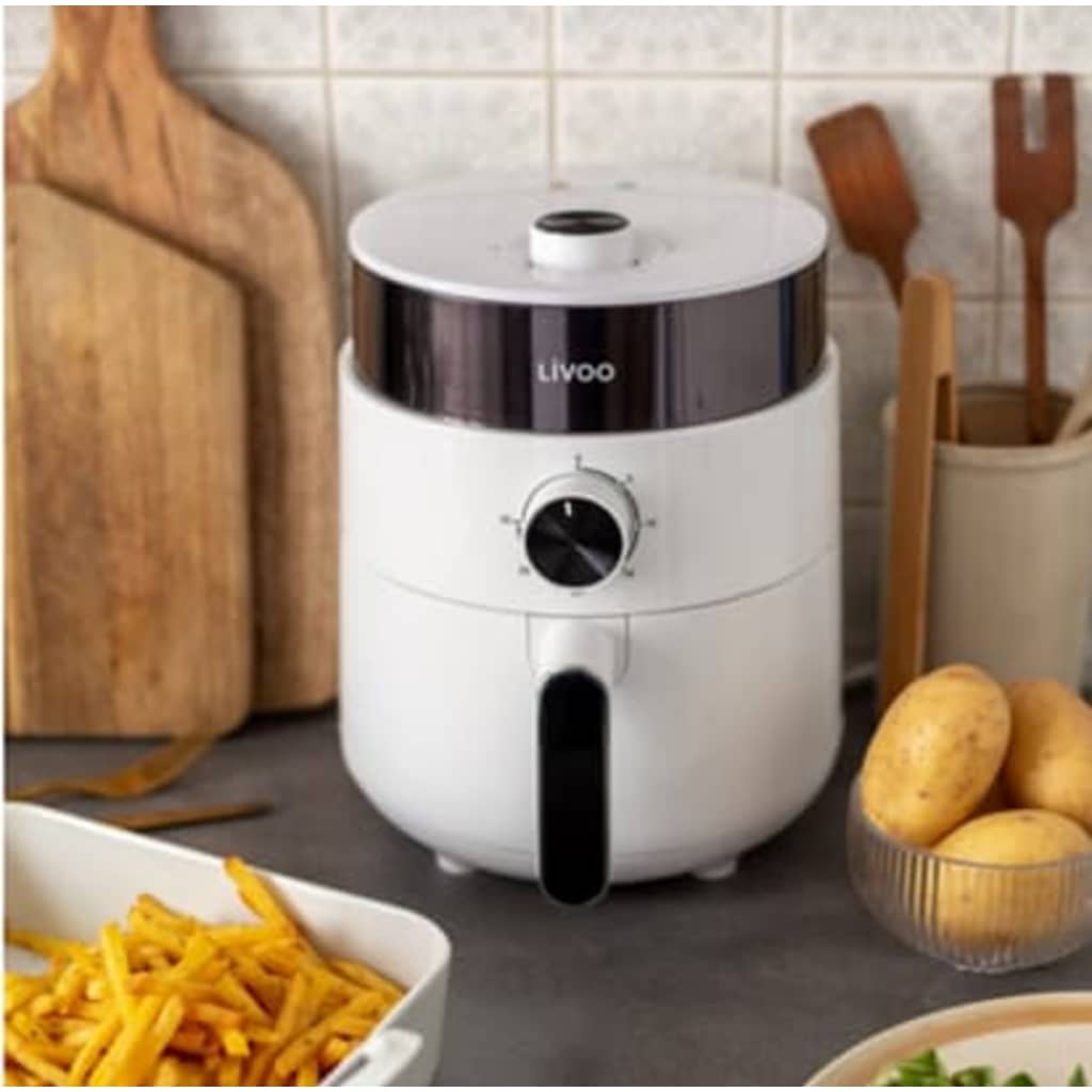 Livoo Livoo Airfryer Multifuncional 1200 W 2.5 L blanco