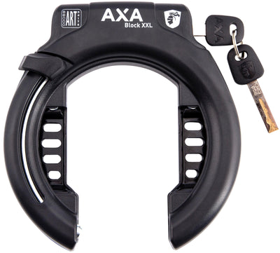 AXA Block XXL Ring Lock Art2 Black Incluso Slot batteria Gen3 Frame