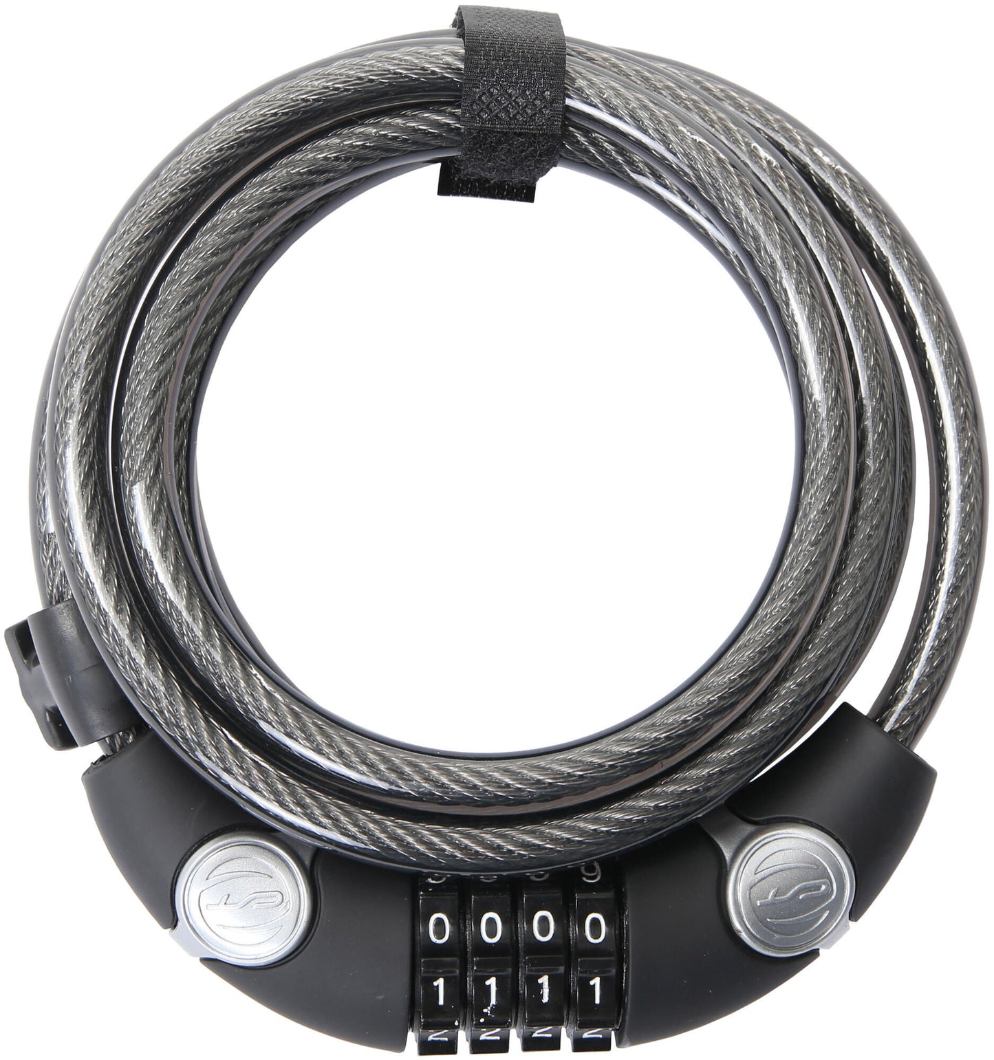 Contec cijfer-spiraal-kabelslot ecoloc ct coiled cab.lock ecoloc 10mm x 185cm black