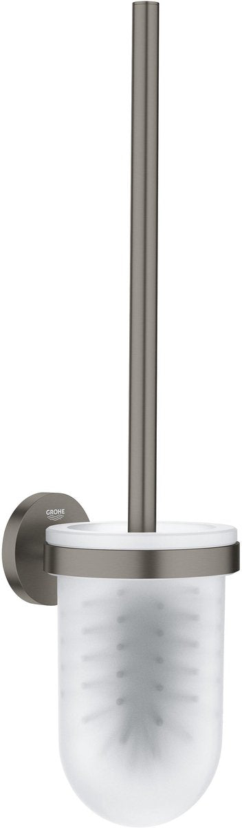 Juego de escobilla para inodoro Grohe start - montaje en pared - tornillos o pegamento - metal vidrio - grafito duro cepillado