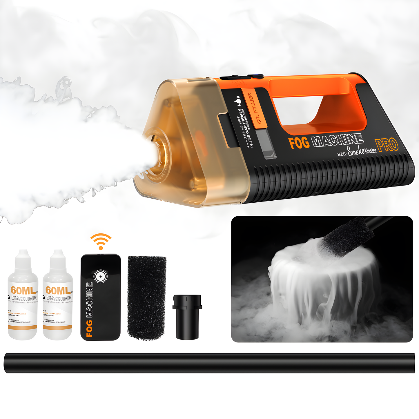Lensgo handheld rookmachine smoke master pro