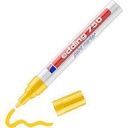Rotulador de pintura Edding 750 amarillo | 10 piezas