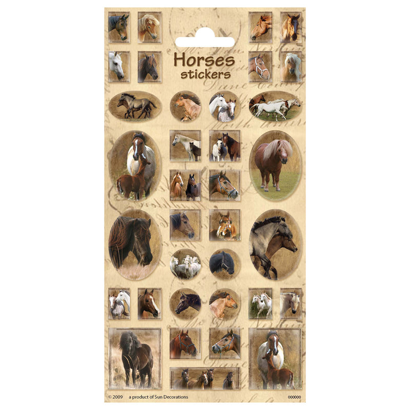 Caballos de pegatinas totum