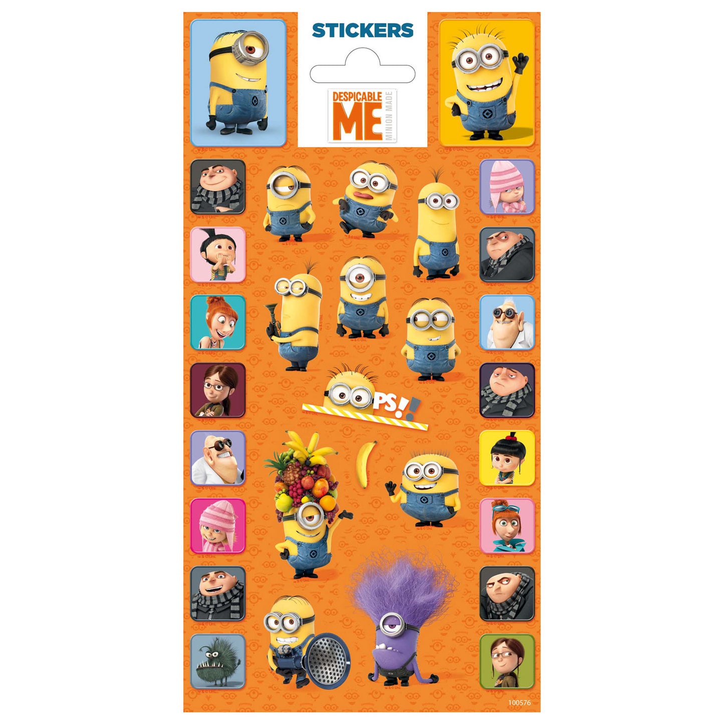 Totum stickervel twinkle minions