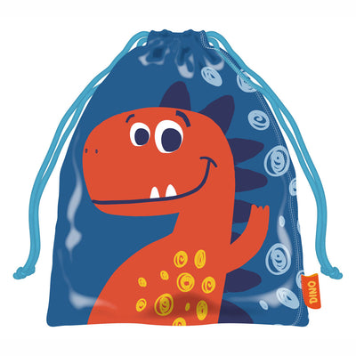 Bolsa de mármol de dino amigable Dino amigable