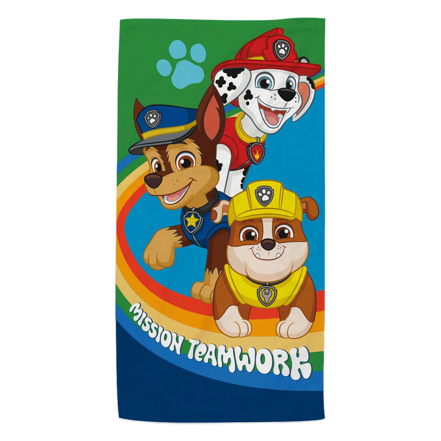 PAW PATROL BEACH TOULA 70x140cm