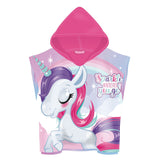 Handdoek poncho eenhoorn - afbeelding 2