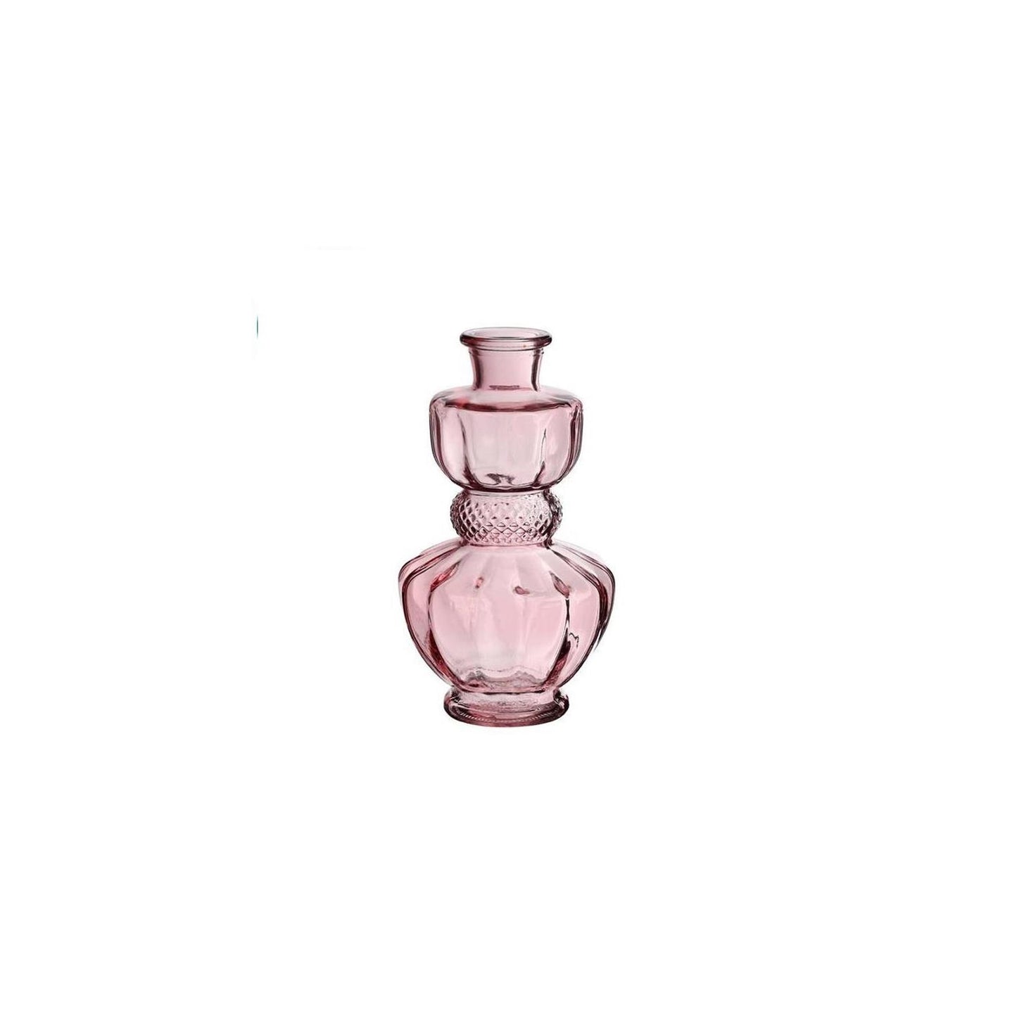 Ideas 4 seasons bellagio vaas glas ø8,5xh15cm licht roze