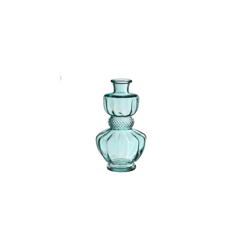Ideas 4 seasons bellagio vaas glas ø8,5xh15cm lichtblauw