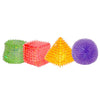 Toi-toys divertente textuurknijpbal geometric, 5 cm