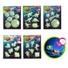 Toi-toys pegatinas 3D que brillan en la oscuridad 5ass