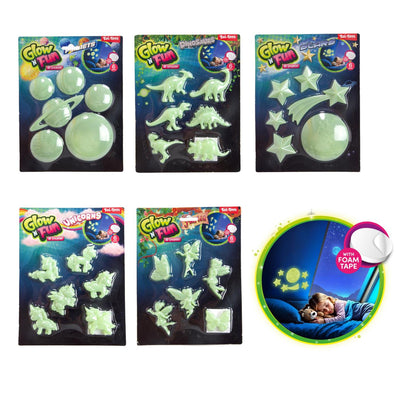 Gli adesivi 3D Toi-toys si illuminano al buio 5ass