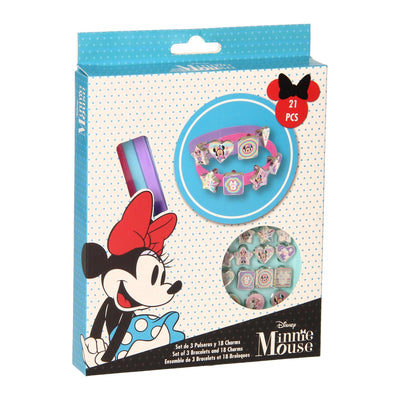 Licenza per bambini che creano bracciali con fascino Minnie Mouse