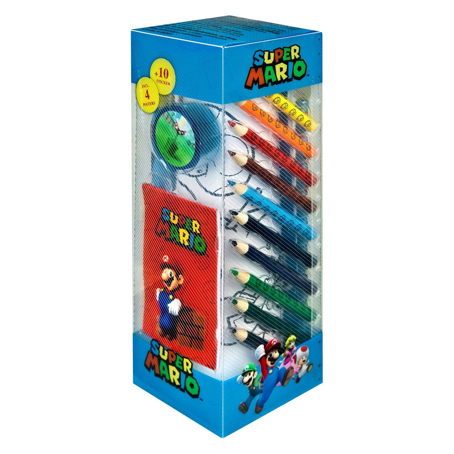 Licencias para niños Super Mario Stationery Set Tower, 35dlg.