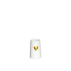 Vaso Ideas 4 stagioni con cuore bianco ø6 h.9 cm