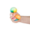 Toi-toys fun knijpbal rainbow ribbing foam 7cm
