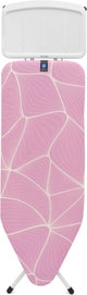 Tabla de planchar Brabantia c - para generador de vapor - 124x45 cm - ondas lilas