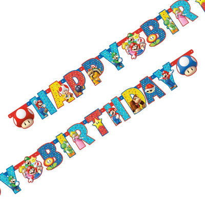 Super mario Super Mario Letterbanner