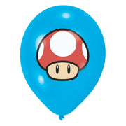 Super Mario Super Mario Látex Balloons, 6st. - afbeelding 4