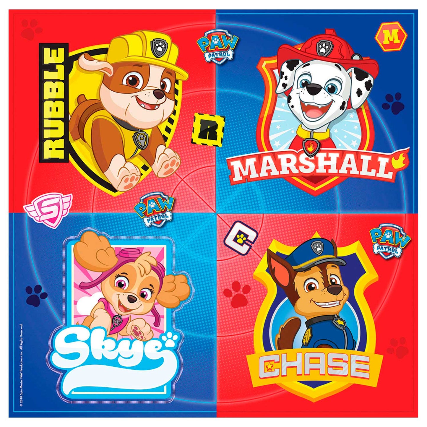 Paw Patrol Servetten PAW Patrol, 16st.