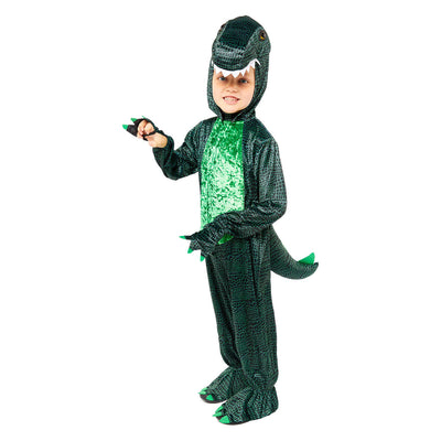 Costume per bambini puch verde, 3-4 anni