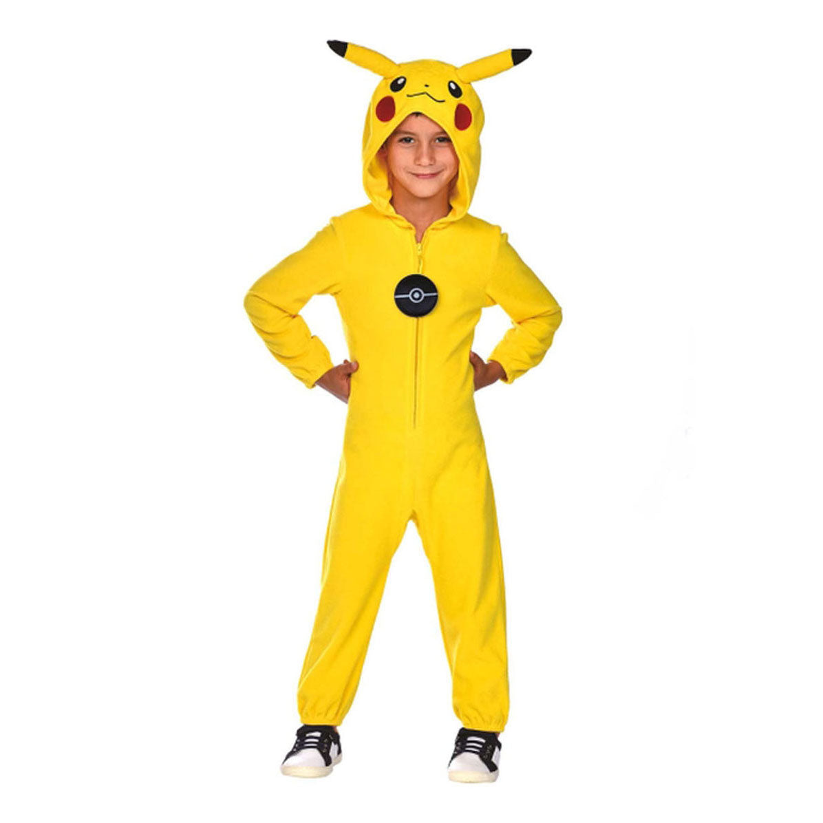 Disfraces de Niños Pokemon Pikachu Onesie, 6-8 años