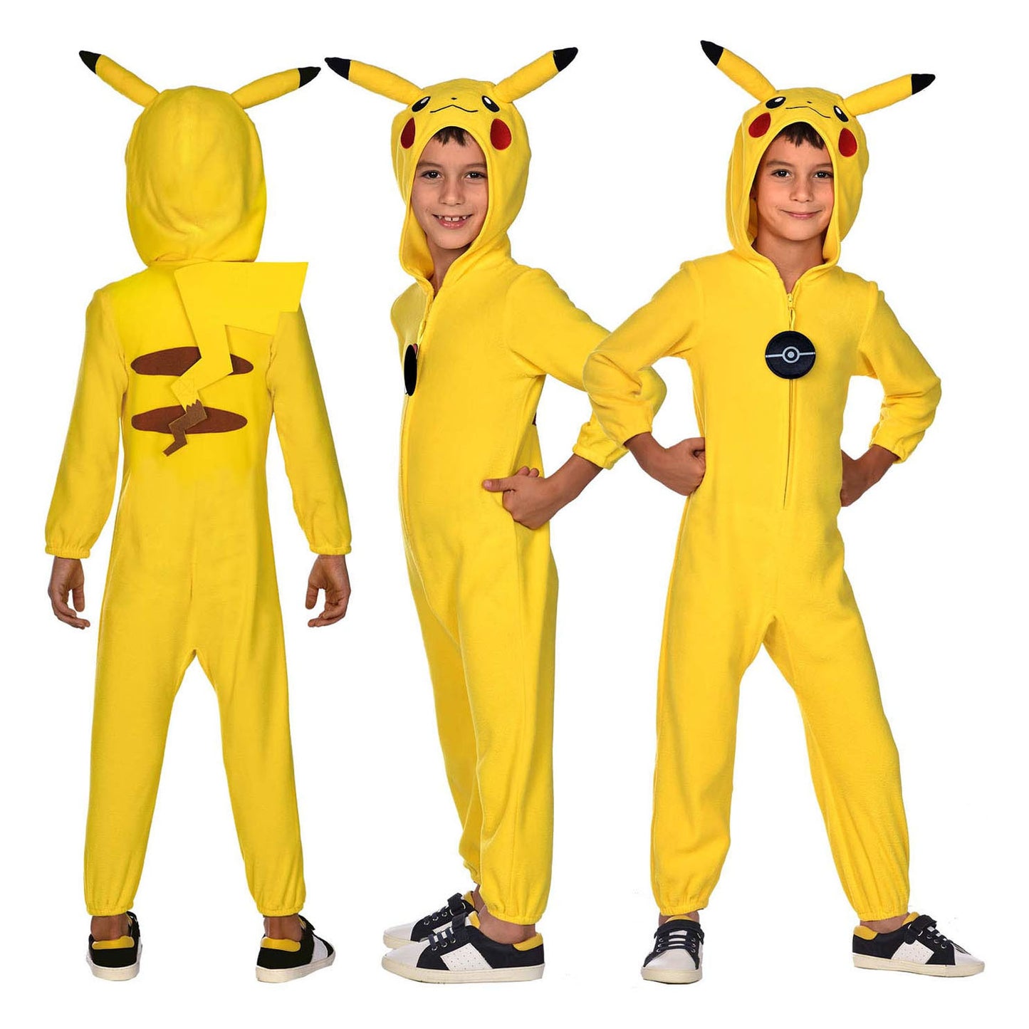 Costume da bambino Pokémon Pikachu Onesie, 6-8 anni